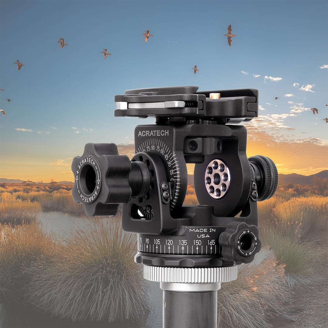 Acratech Panoramic Tripod Head at Lake Sunset
